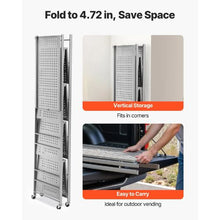 5-Tier Foldable Metal Storage Shelf 32 x 14 x 72 Inch (Grey)