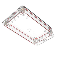 Electronic Racks And Boxes Enclosure Top Clear Bottom Clear RBF85P06C10C