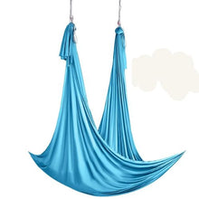 Aerial Yoga Hammock Swing 5.5 Yards 100 GSM Nylon Fabric Kit with Rigging Hardware