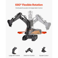 22-Channel 1:14 Scale RC Excavator Toy with Metal Shovel Lights & Sounds Full Functional Remote Control Digger for Kids – Perfect Birthday Gift