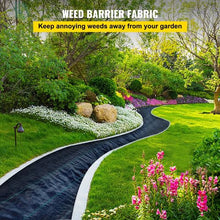 6 x 250' Ft Black Heavy Duty PP Material and Easy Setup 4.1 Oz Premium Woven Ground Cover Weed Barrier Landscape Fabric LSF-WB-6250