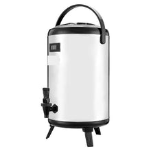3.2 Gallon Stainless Steel Insulated Beverage Dispenser with Spigot & Temp Display (Silver)