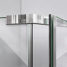 Frameless Pivot Shower Enclosure Prism Chrome Finish SHEN-2136360-01