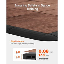12.4 x 12.4 In PP+PVC Puzzle Floor Tiles for Gym Floor and Dance Enthusiasts Training Mat HJLVT24120-52