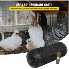 48 Inch X 50 Ft Galvanized Steel Wire and 16 Gauge Chicken Wire Fencing w/A Cutting Plier & A Pair of Fabric Gloves VV-HC-4850