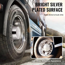 4R Rear Axle Wheel Covers or Semi Truck, ABS Electroplate Rust-Resistant Lug Nut Covers RL-LG005