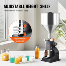 Manual Liquid Filling Machine 5–50ml Stainless Steel Bottle Filler with Hopper