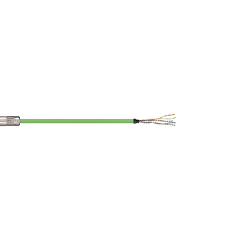 Igus MAT9941799 (3x(4x0.14)+(2x0.14+2x0.34)+2x1.5)C Threaded DIN 623 Connector Allen Bradley 2090-CFBM4DF-CEAFxx Feedback Cable