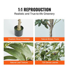 5 ft Artificial Olive Tree Low-Maintenance Plant  for Home Office Indoor Outdoor