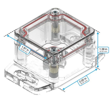 1.97" X 1.38" X 2.05" Shield Electronic Enclosure RBF22P04C10C