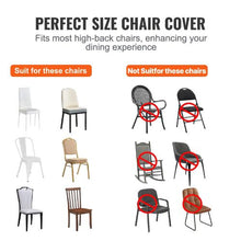 12PCS Stretch Spandex Folding Chair Covers Universal Fitted Washable Slipcovers for Wedding Banquet Party & Dining (White)