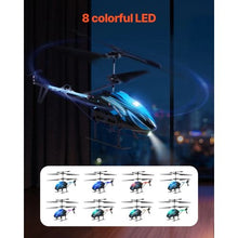 2.4GHz RC Helicopter – 3.5 Channel with Altitude Hold, LED Lights, 16-Min Flight Time, for Kids 8+