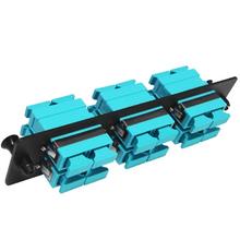 6-Port 10 Gig OM3/OM4 Multimode Fiber Adapter Panel SC Duplex Couplers FB24-4018SCG12