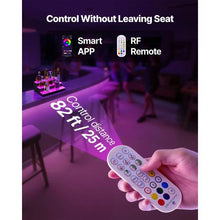 20 Inch 3 Tiers LED Lighted Liquor Bottle Display with RF Remote & App Control for 15 Bottles
