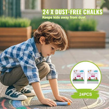 32-Piece Kids Easel Painting Accessory Set with Chalks, Markers & Paper Rolls for Kids