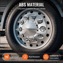 Wheel Covers for Semi Truck, ABS Electroplate Rust-Resistant Lug Nut Covers RL-LG004