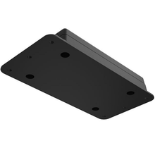 3.6 X 2.25 Black Wall Mounts Accessories 1.6 Height Smooth Recess Finishes And Fastening Battery Compartments Enclosure WM012I,BK