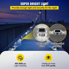 16-Pack Solar Driveway Lights Bright White LED Waterproof Outdoor Deck Lights for Pathway & Walkway