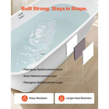67 Inch Acrylic Freestanding Bathtub for Modern Bathroom or Remodel Projects D-9080