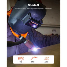 Auto Darkening Welding Lens 4.25" X 2" Shade 9 Dual Arc Sensors & Gold Coating Fits Most Helmets for TIG MIG MMA ARC