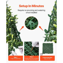 40x120 Inch Artificial Grass Wall Panels Greenery Boxwood Panel for Indoor Outdoor (Pack of 1)