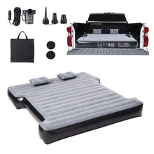 5.5–5.8FT Inflatable Camping Truck Bed Air Mattress with 12V Pump, 2 Pillows & Carry Bag