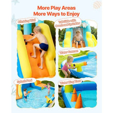 Inflatable Bounce House with Slide & Splash Pool – Castle for 3-4 Kids (Ages 3-8)