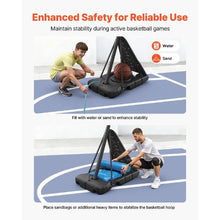 50 inch Portable Basketball Stand for Kids  Adults in Schools Parks Indoor & Outdoor Use