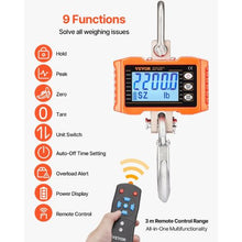2200 lbs Heavy Duty Digital Crane Scale with Remote Control for Construction Factory Farm Hunting