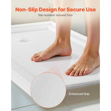 60 x 30 Inch Shower Pan Single Threshold Shower Base with Right Drain (White)