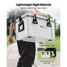 26 Qt Portable Hard Cooler Insulated Ice Chest with Strap & Heavy-Duty Handles Lightweight