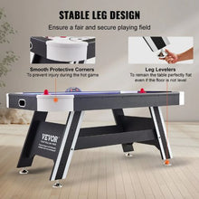 72" Air-Powered Hockey Table with Electronic Scoring  for Game Room Family Home