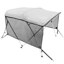 6'L x (67"-72")W x 46"H In 3 Bow Boat Bimini Tops with Aluminum Alloy Frame Waterproof