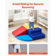 Climbing Toys, 4-Piece Foam Set for Toddlers, PU Leather Indoor Playset for Crawling & Sliding for Kids