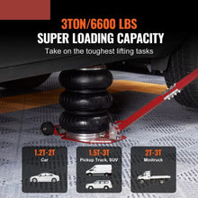 3000 kg Triple Bag Air Jack for Cars Garages Repair ZG-C