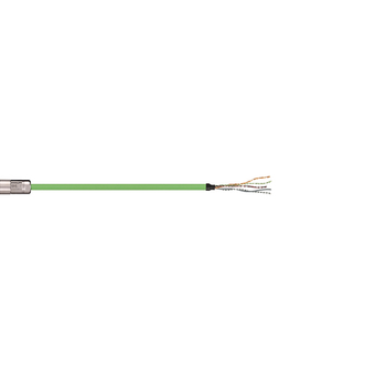 Igus Threaded DIN 623 Connector Allen Bradley 2090-CFBM4DF-CEAFxx Feedback Cable