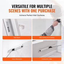Drywall Skimming Kit Handle with  Fixator and Smoothing Knife Accessory for WallBoard Plasterboard XSJ-24-S002