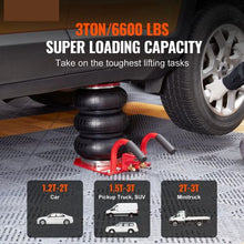 6600 lbs Triple Bag Air Jack for Cars Garages Repair ZG-G