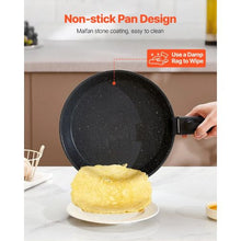 17 Piece Granite Nonstick Cookware Set Induction Cookwares and Cooking Sets for Kitchen (Black)