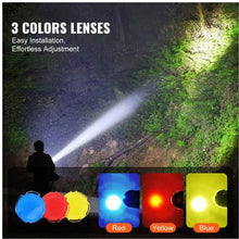 Rechargeable Spotlight Flashlight 1,000,000 Lumens IP67 Waterproof 4 Modes USB Port