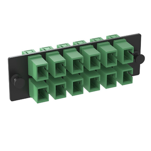 12 Port Opticom SC Fiber Optic Adapter Panel Simplex APC FAP12WAGSCZ