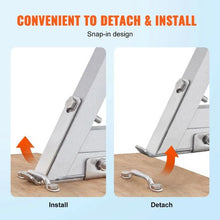 Removable 3-Step Dock Ladder 350 lbs Capacity Aluminum Nonslip Mat DLR3