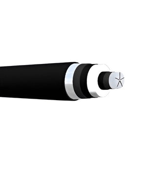 750 MCM High Voltage Round Aluminum Cable Al Shield/Sheath XLPE Insulation HDPE jacket 138 kV