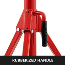 1134 kg V Head Pipe Stand Adjustable Height Pipe Jack Stands Folding for Pipe 1107A X