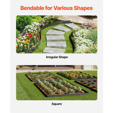 60 Inch Rust-Resistant Bendable for Yard Garden Metal Landscape Edging (Pack of 10)