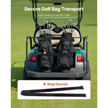 Golf Bag Holder Bracket Attachment Adjustable Bag Bar for Most 2+2 Cart MX24-112