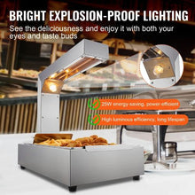 750W Commercial French Fry Warmer with Heat Lamp