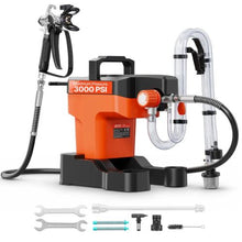 650W Airless Paint Sprayer 3000 PSI High Pressure Hose Extension Rod and Tip Sets