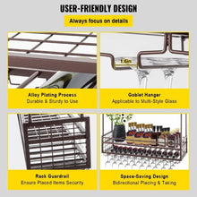 46.9 X 11.8 In Hanging Wine Glass Rack for Bar Cafe Kitchen XR-gy001