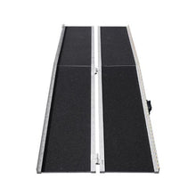 84 Inch Portable Wheelchair Ramp Aluminum Folding Threshold Ramp for Home Steps Stairs Doorways Curbs